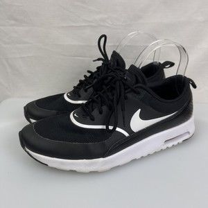 Nike Air Max Thea Women's Black White Sneakers Shoes Size 10